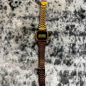 Vintage Casio Gold Digital Watch